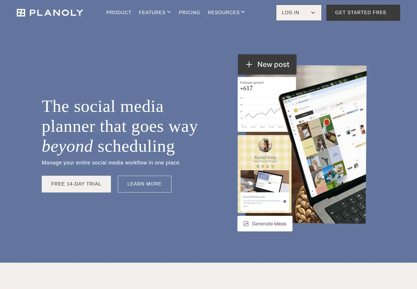 Screenshot of planoly.com