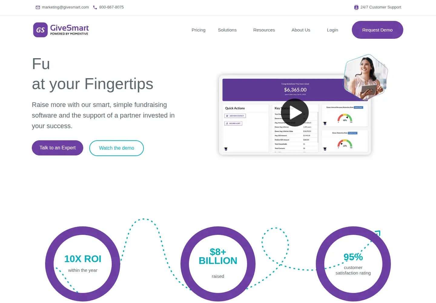 Screenshot of givesmart.com