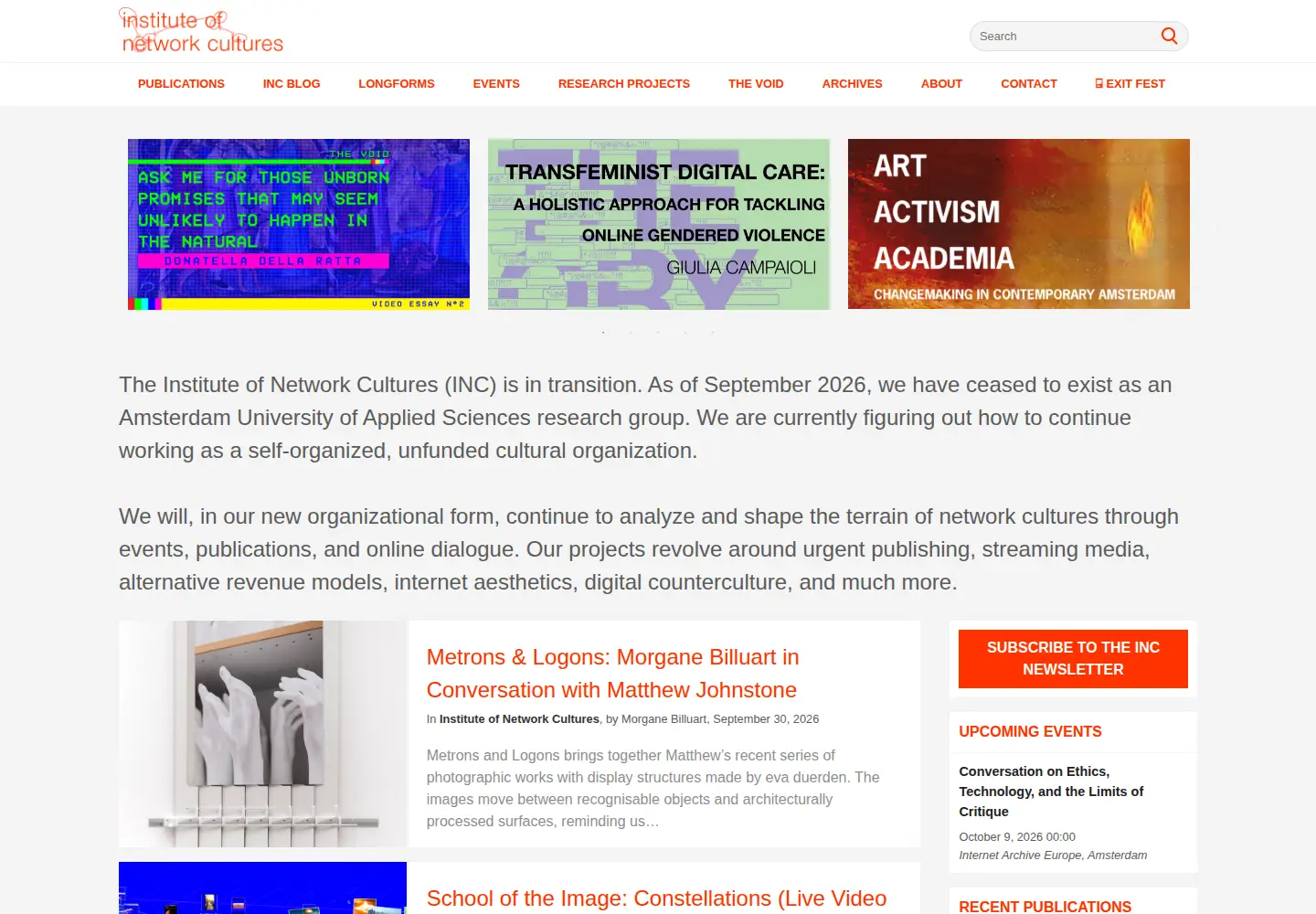 Screenshot of networkcultures.org