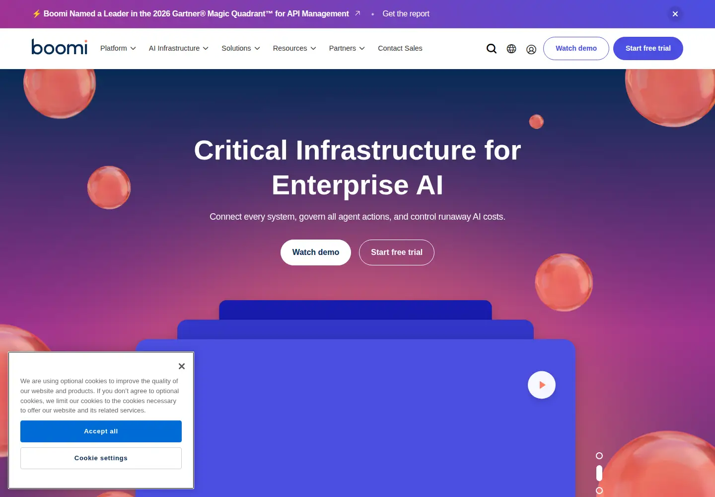 Screenshot of boomi.com