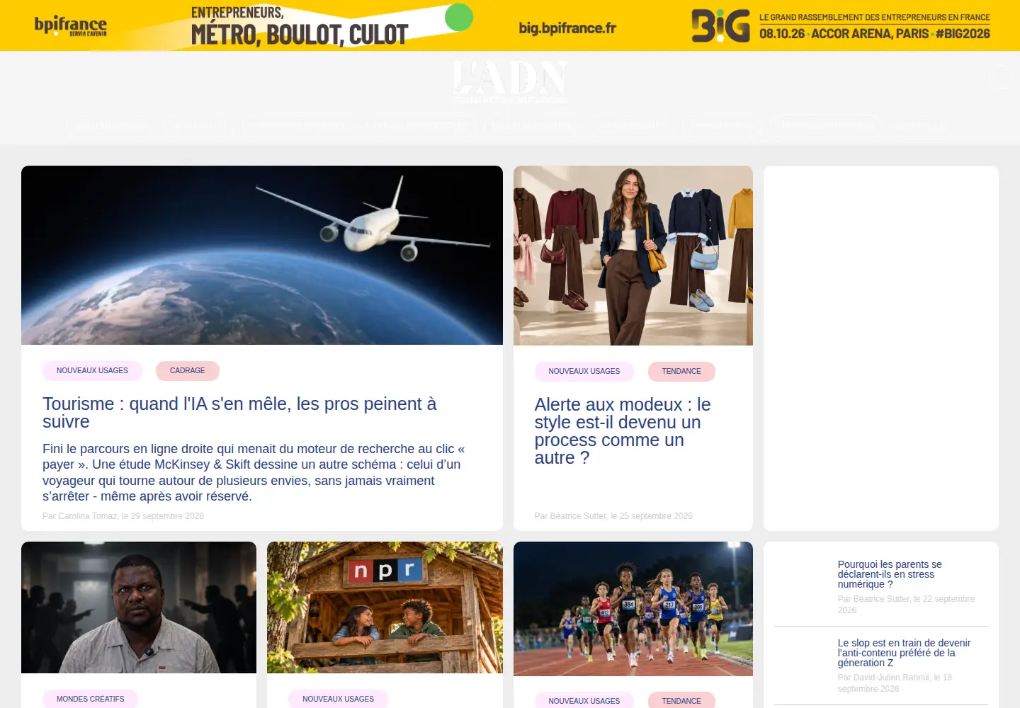 Screenshot of ladn.eu