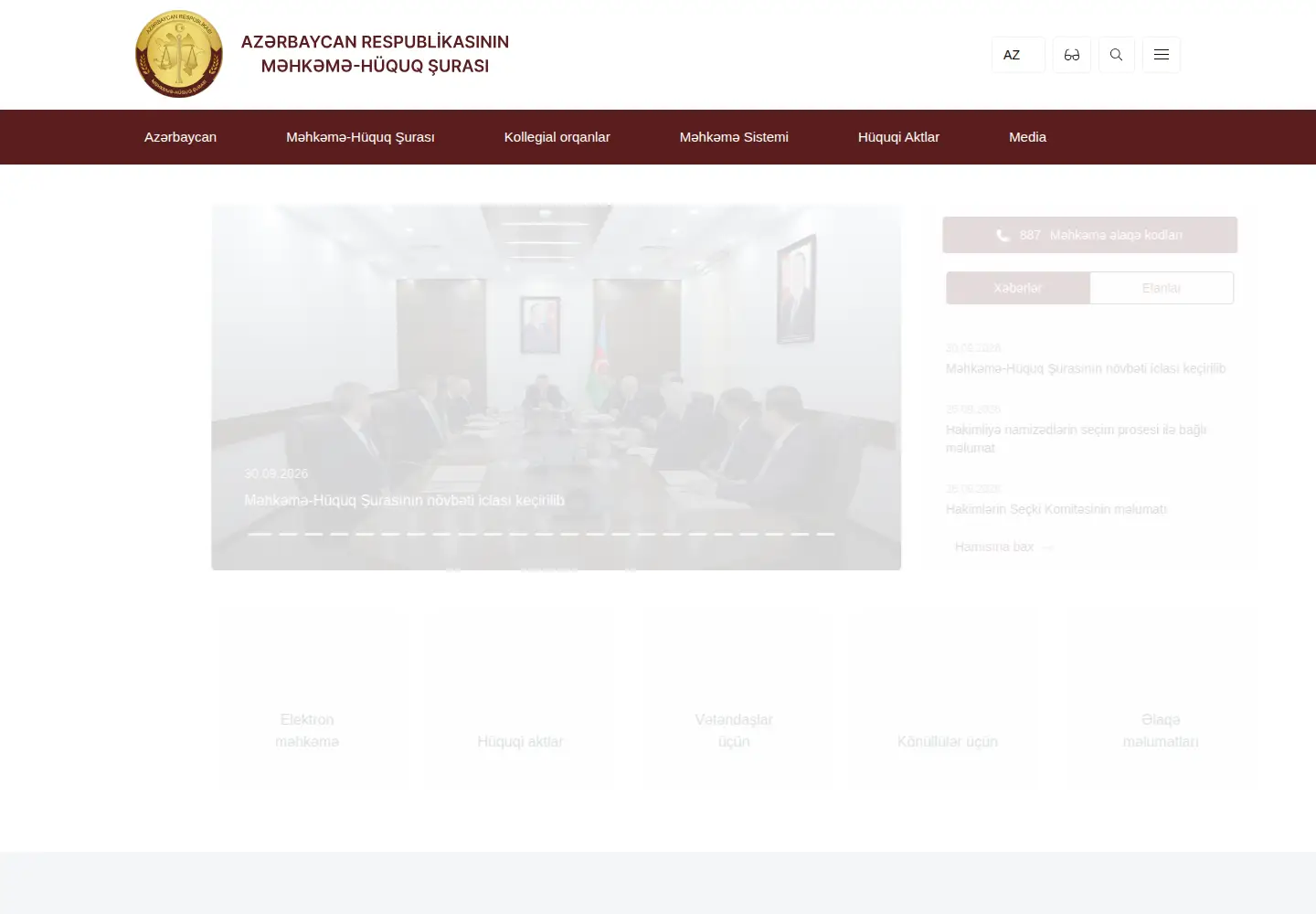Screenshot of jlc.gov.az
