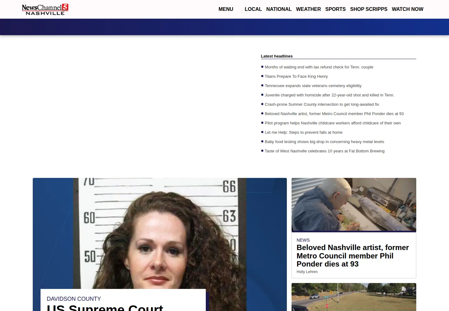 Screenshot of newschannel5.com