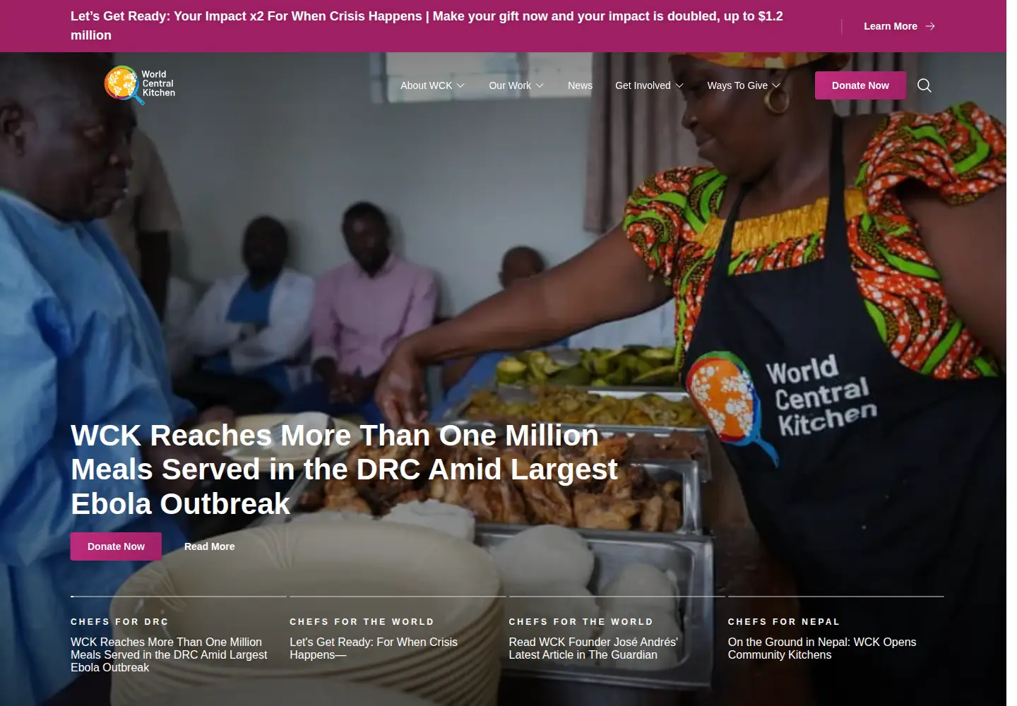 Screenshot of wck.org