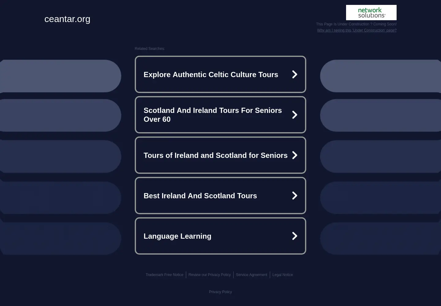 Screenshot of ceantar.org