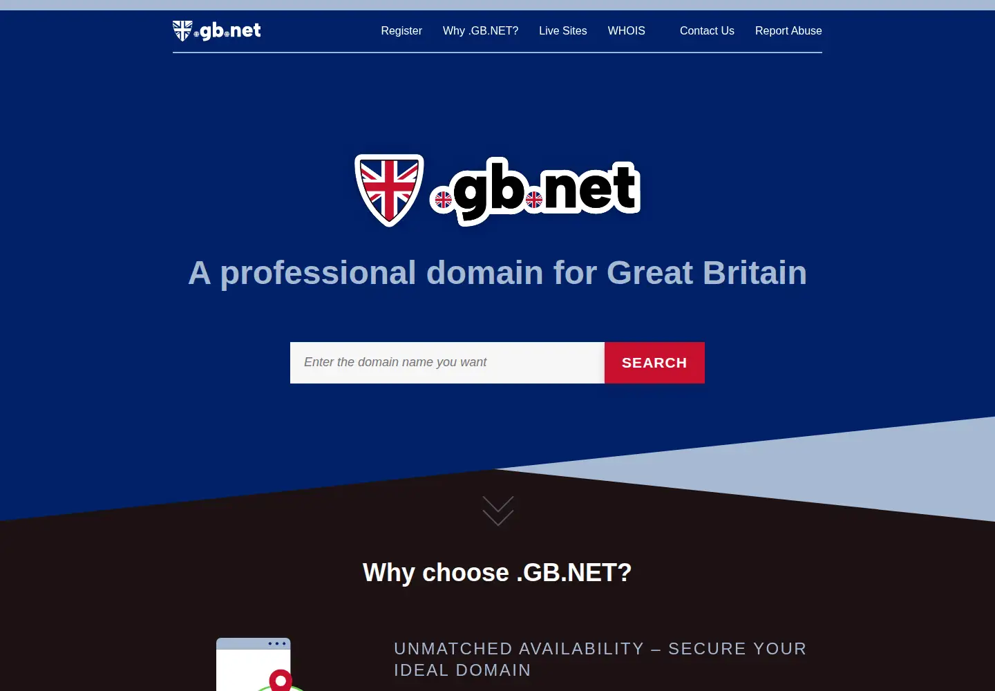 Screenshot of gb.net
