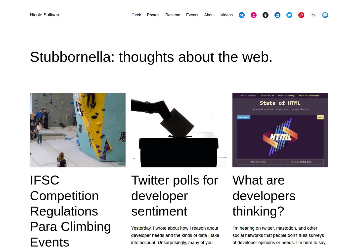 Screenshot of stubbornella.org