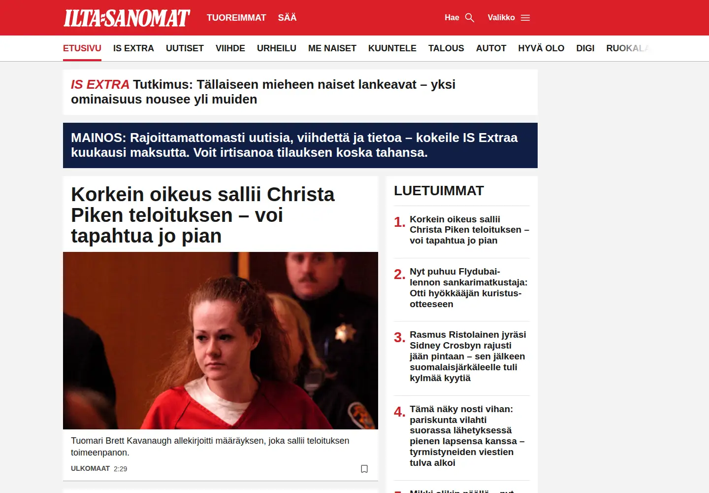 Screenshot of is.fi