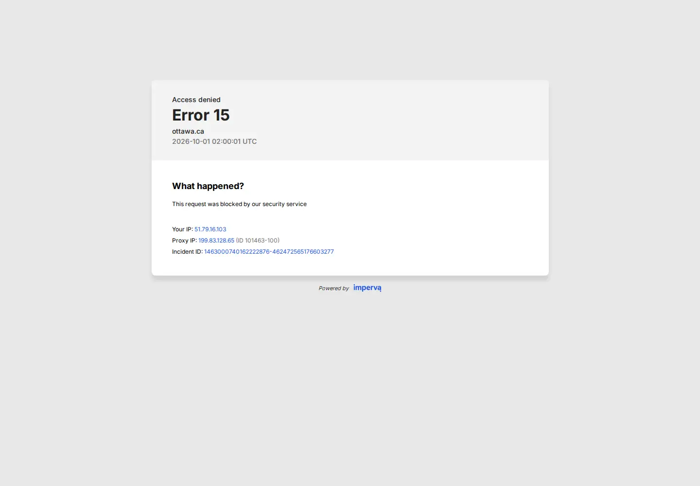 Screenshot of ottawa.ca