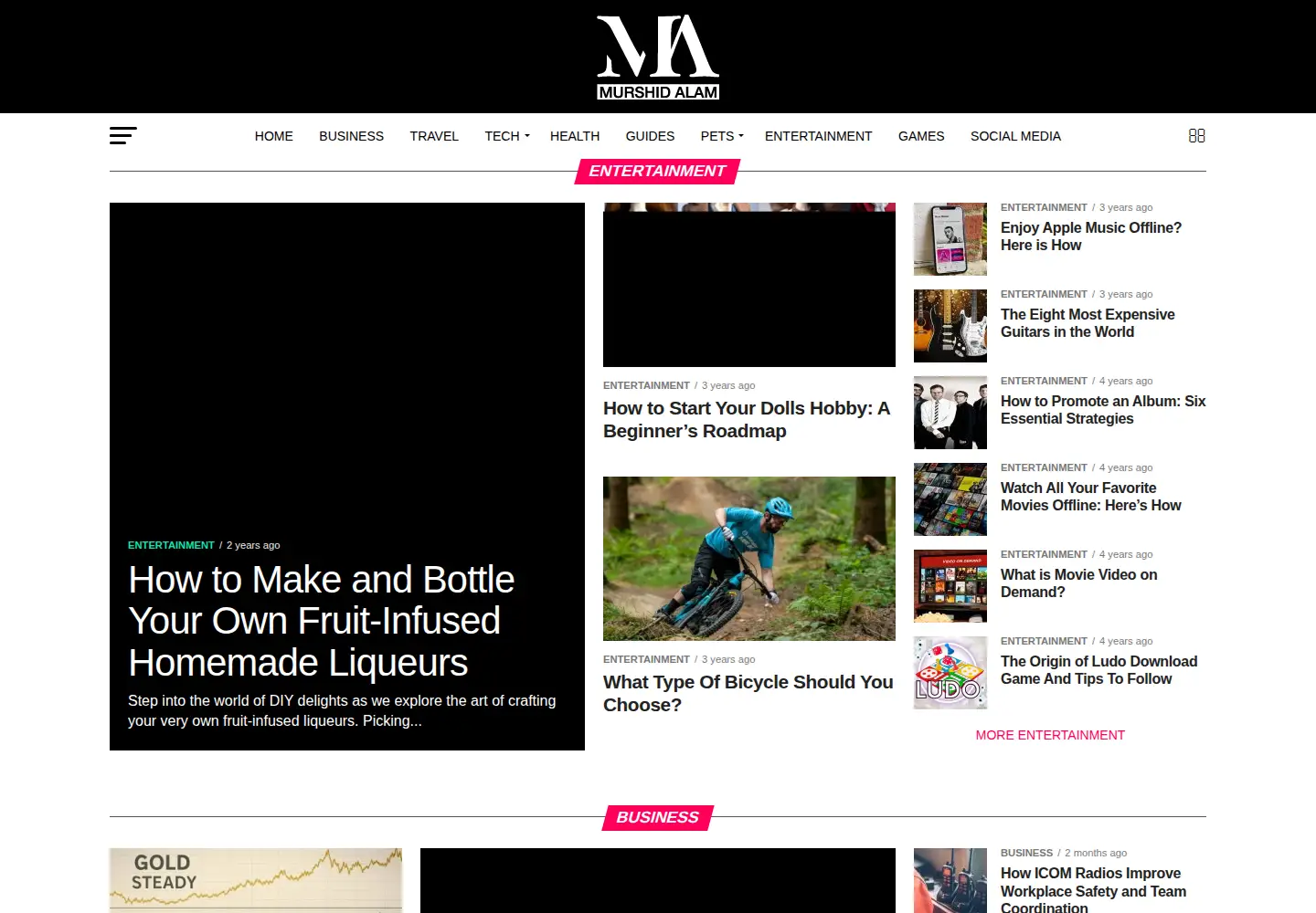 Screenshot of murshidalam.com