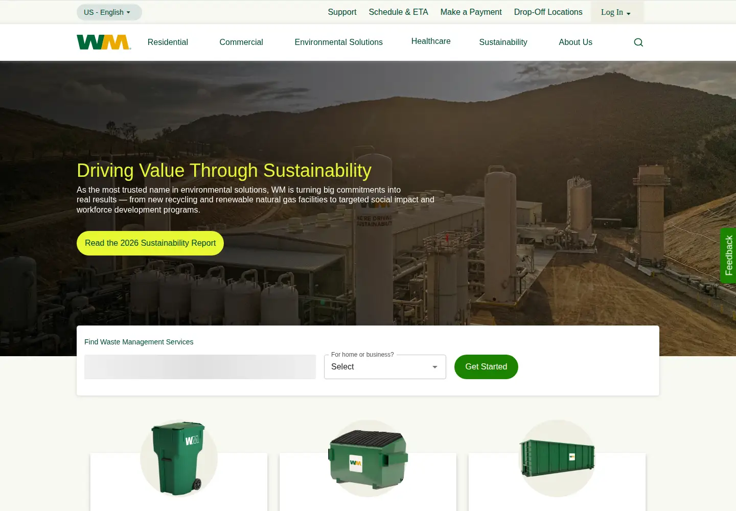 Screenshot of wm.com