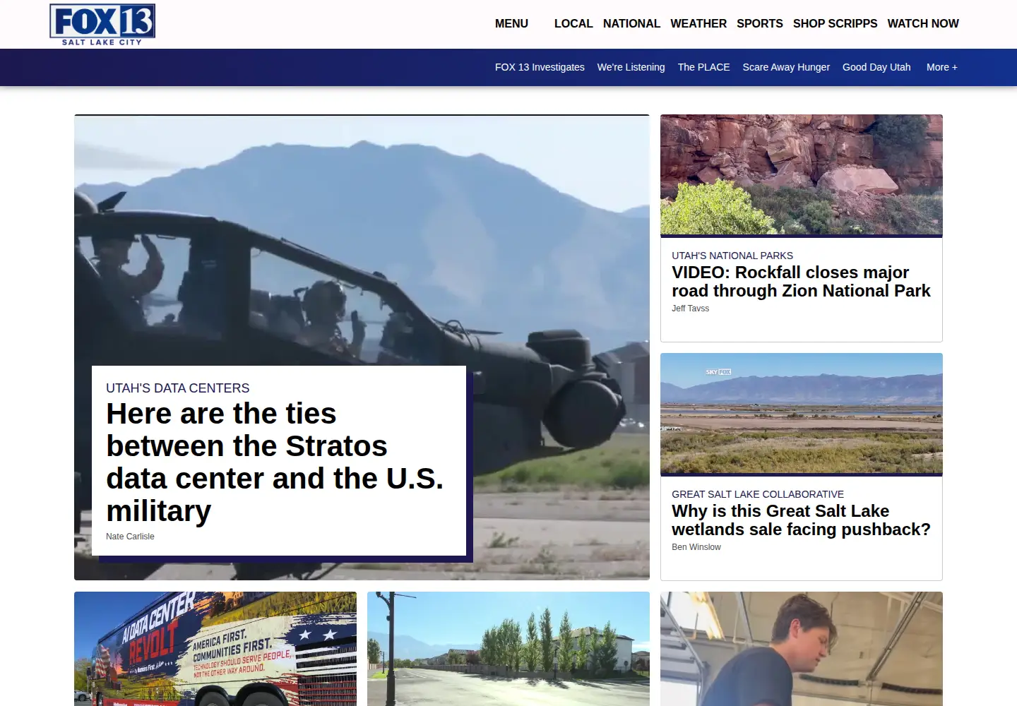 Screenshot of fox13now.com