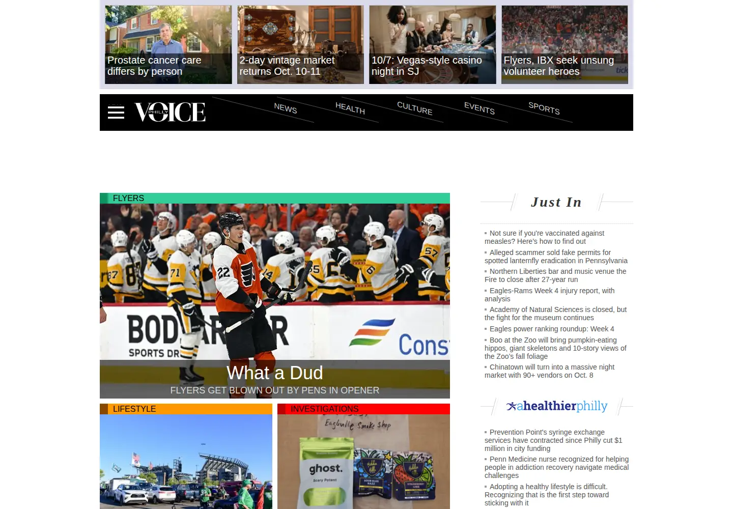 Screenshot of phillyvoice.com