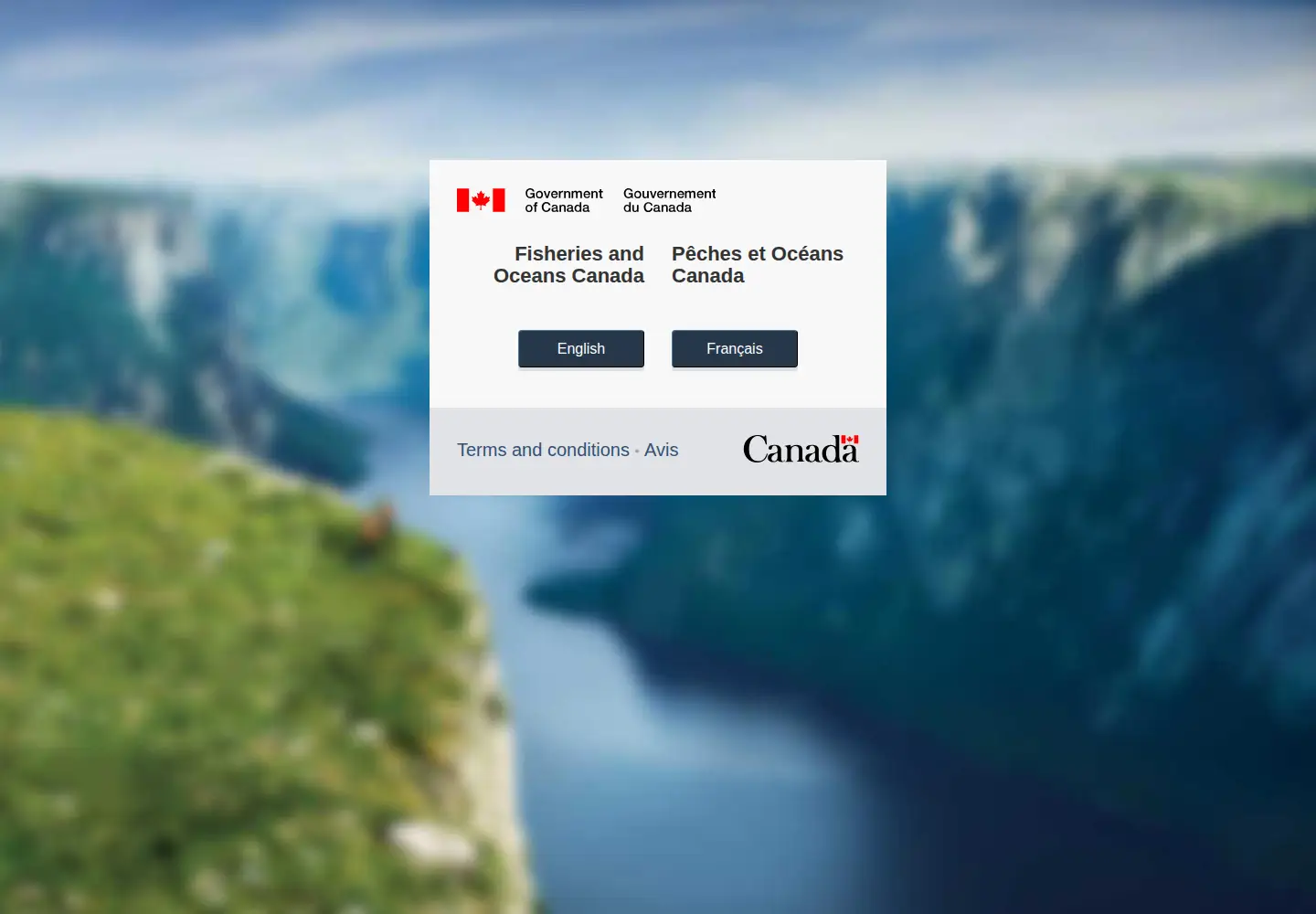 Screenshot of dfo-mpo.gc.ca