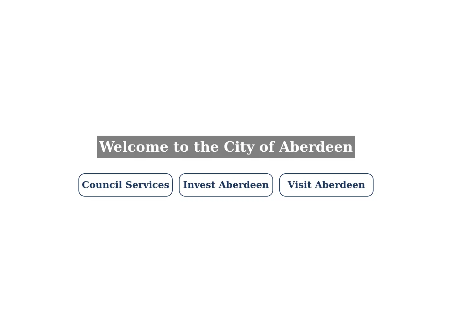 Screenshot of aberdeencity.gov.uk