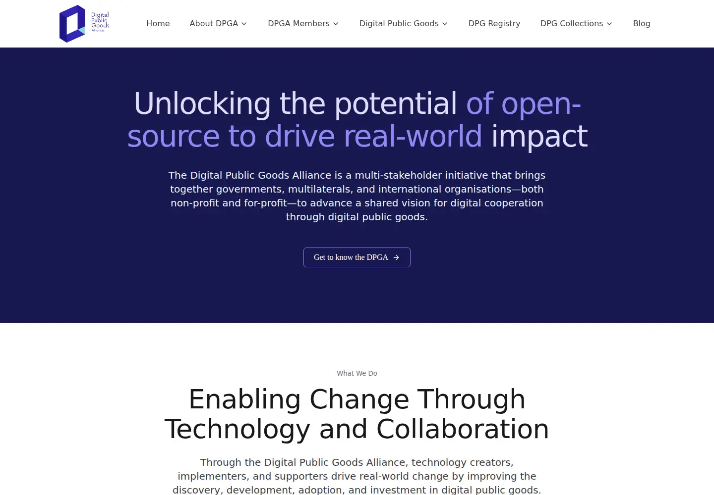 Screenshot of digitalpublicgoods.net