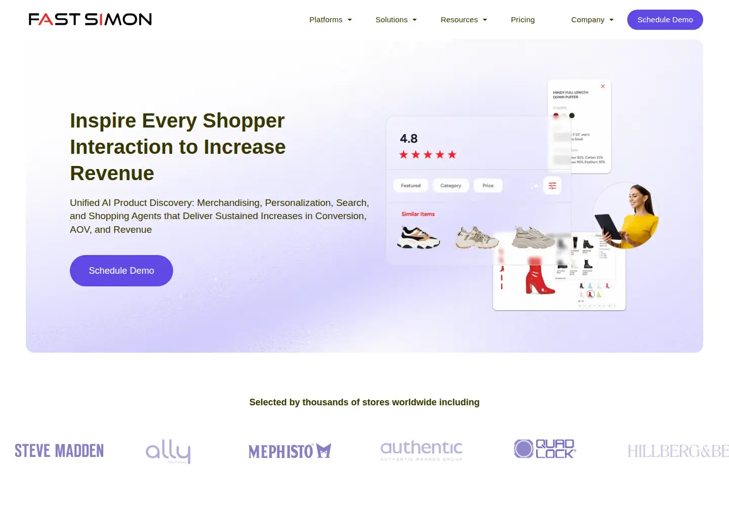 Screenshot of fastsimon.com