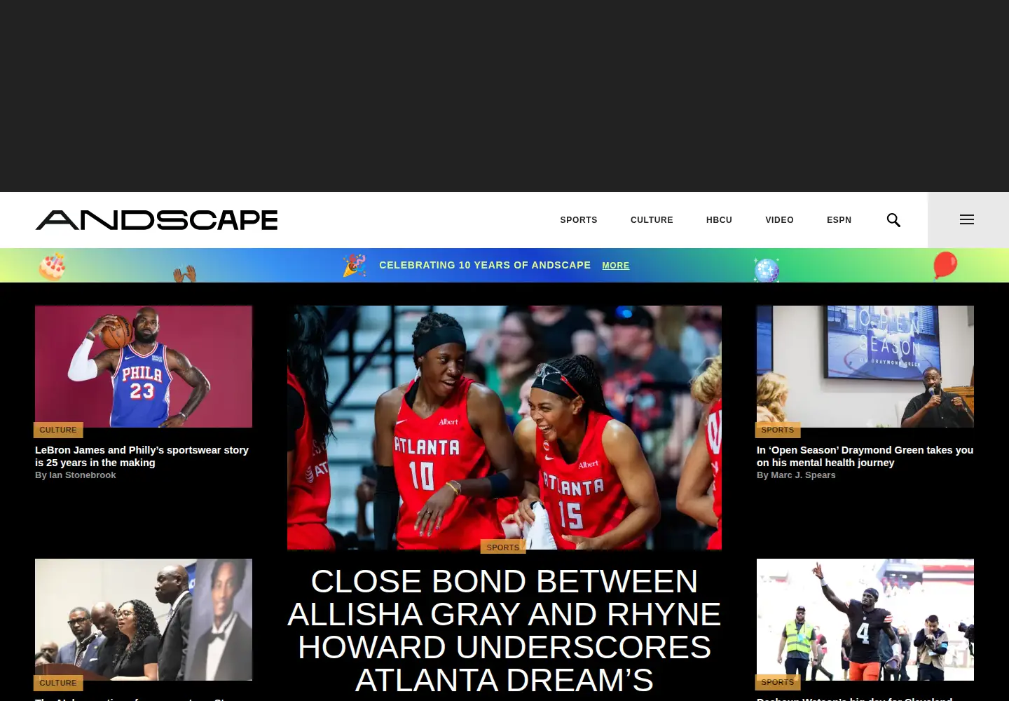 Screenshot of theundefeated.com