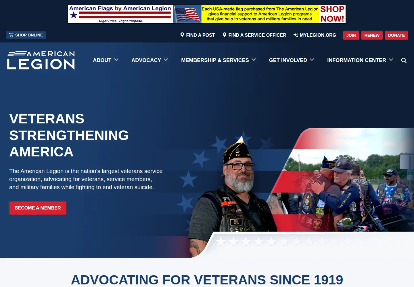 Screenshot of legion.org