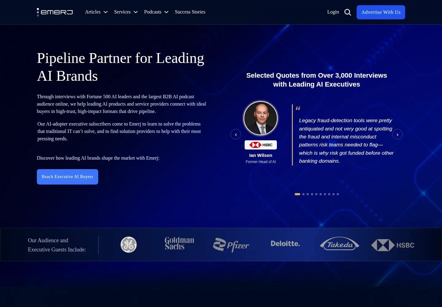 Screenshot of emerj.com