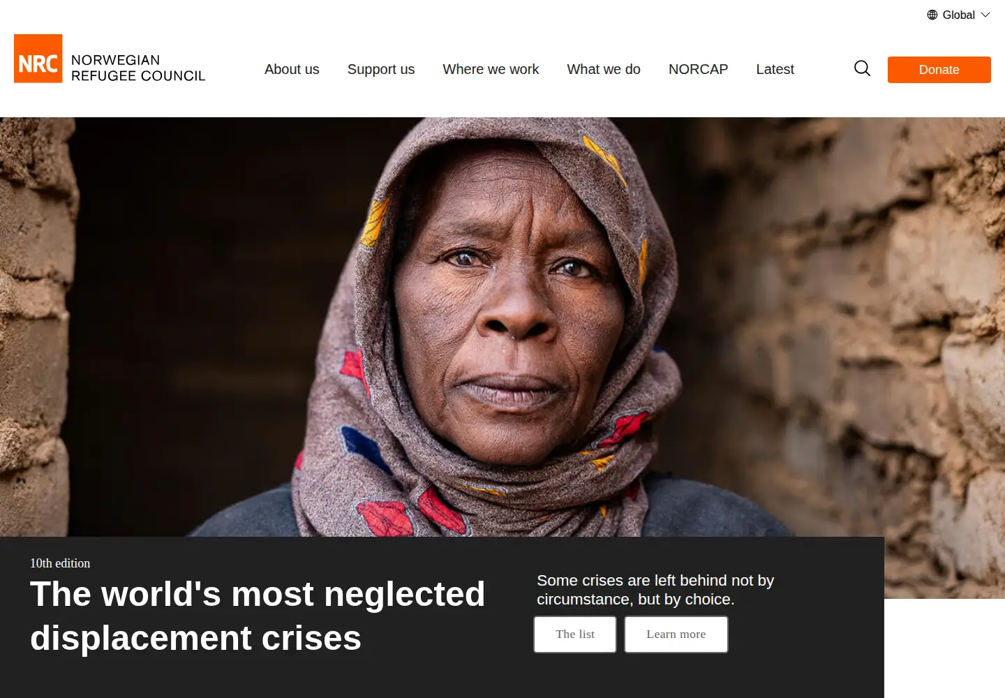 Screenshot of nrc.no