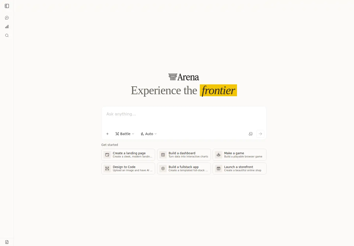 Screenshot of lmarena.ai