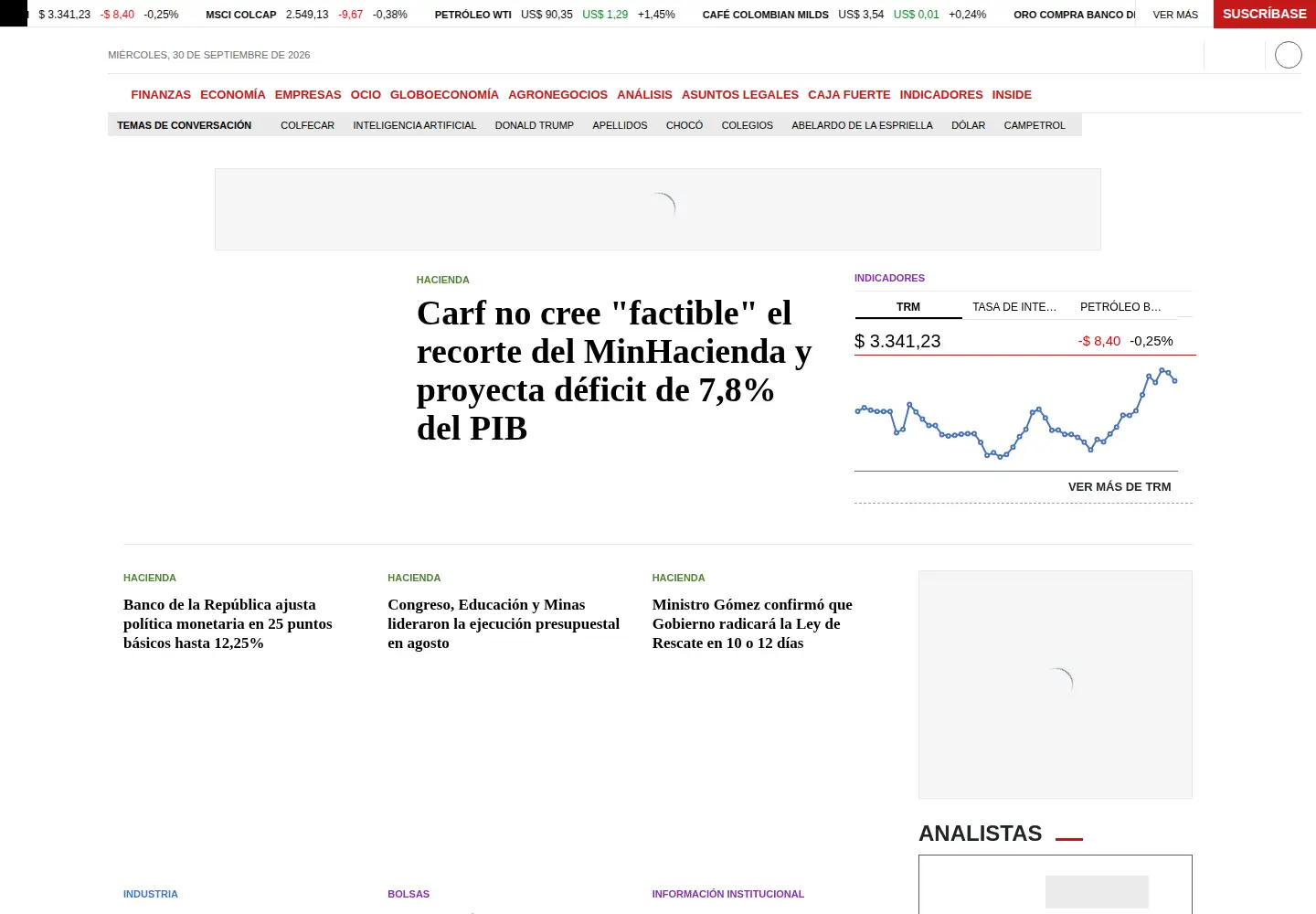 Screenshot of larepublica.co