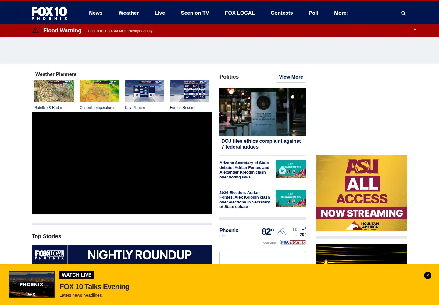Screenshot of fox10phoenix.com