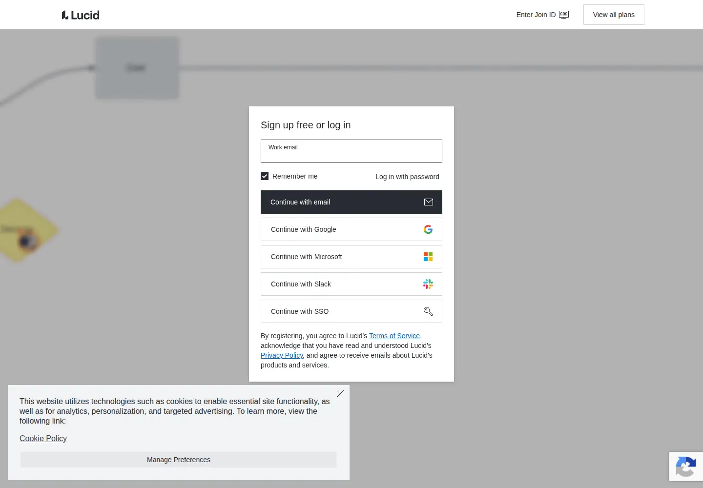 Screenshot of lucid.app