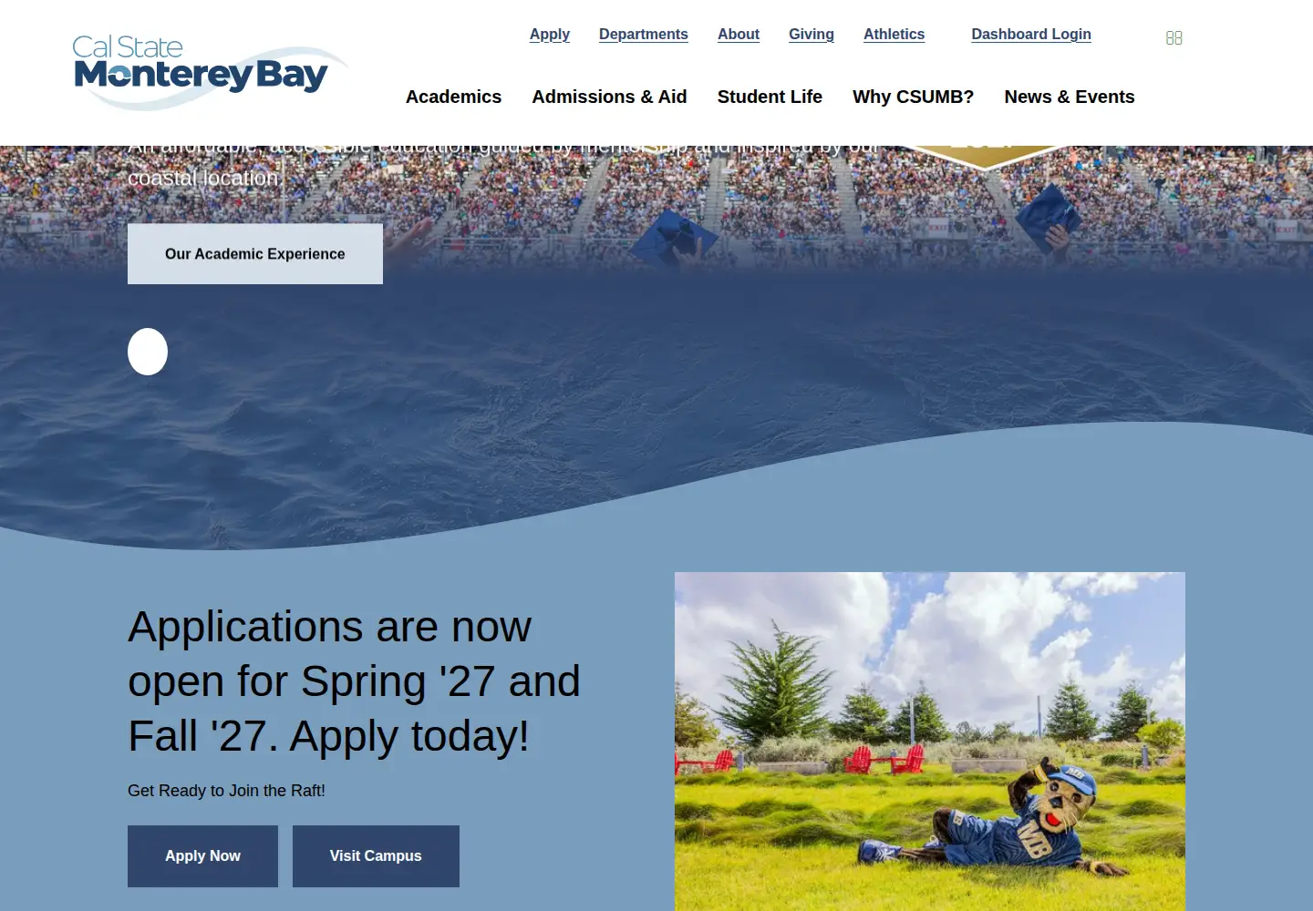 Screenshot of csumb.edu