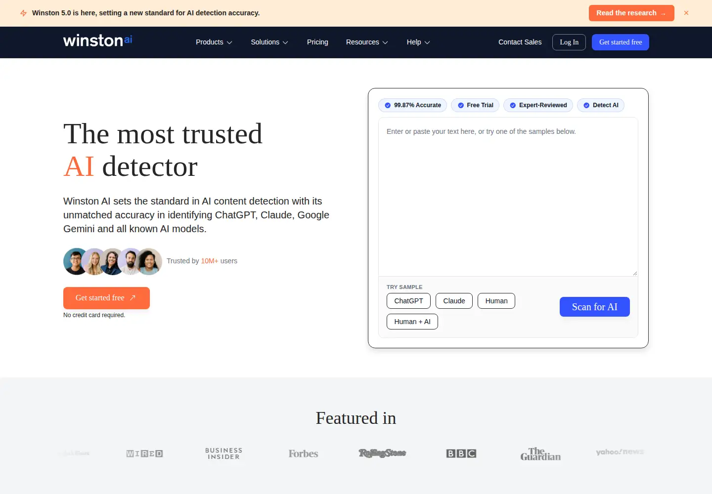 Screenshot of gowinston.ai