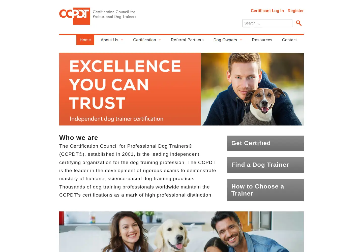 Screenshot of ccpdt.org