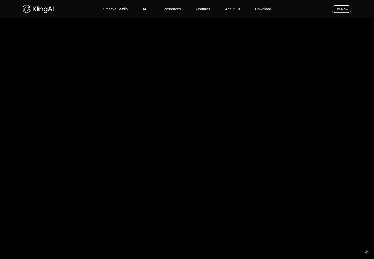 Screenshot of klingai.com