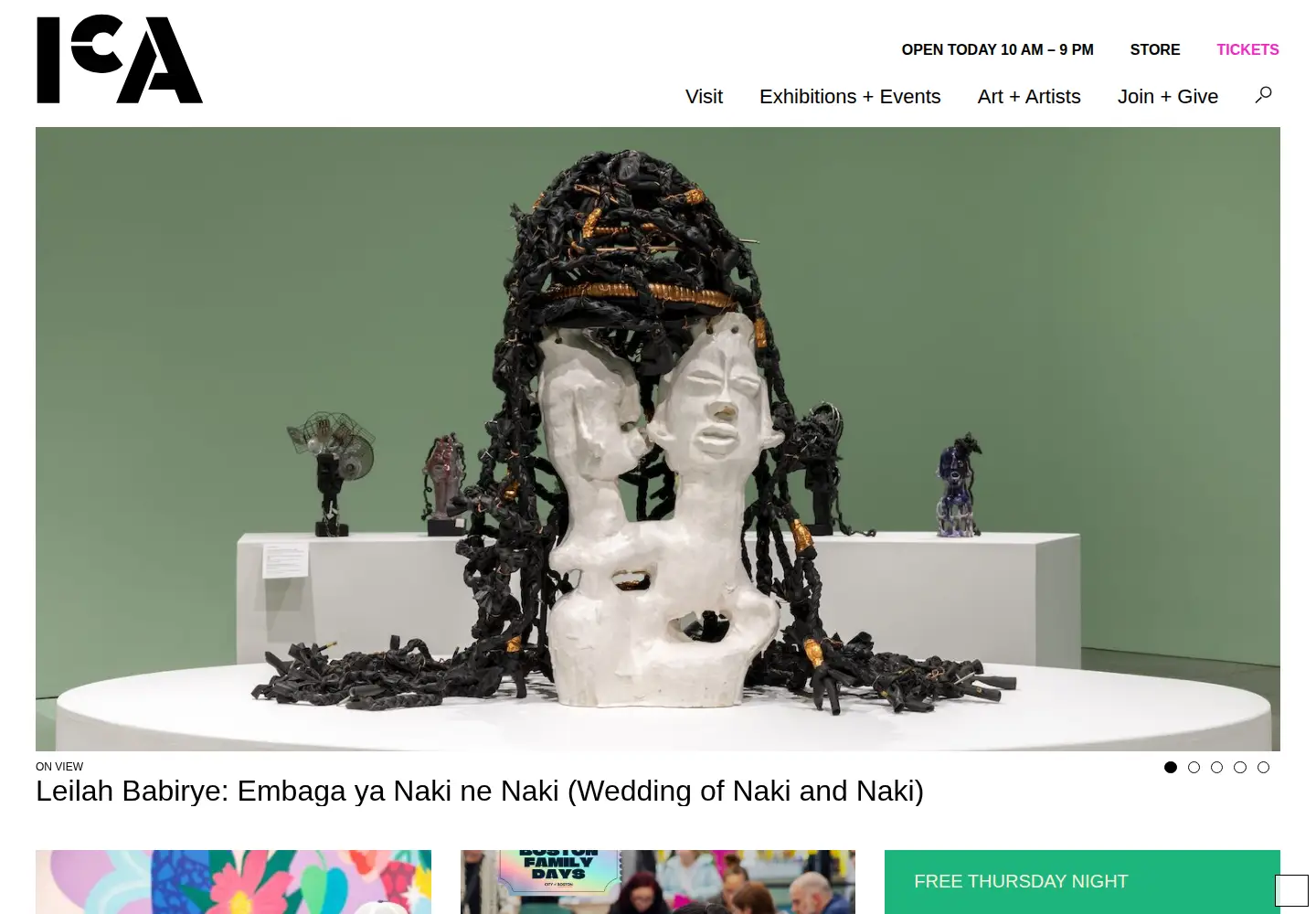 Screenshot of icaboston.org