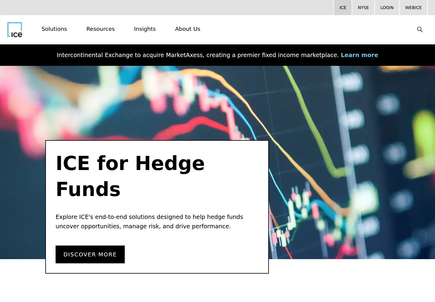 Screenshot of ice.com