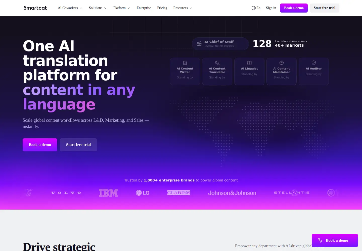 Screenshot of smartcat.com