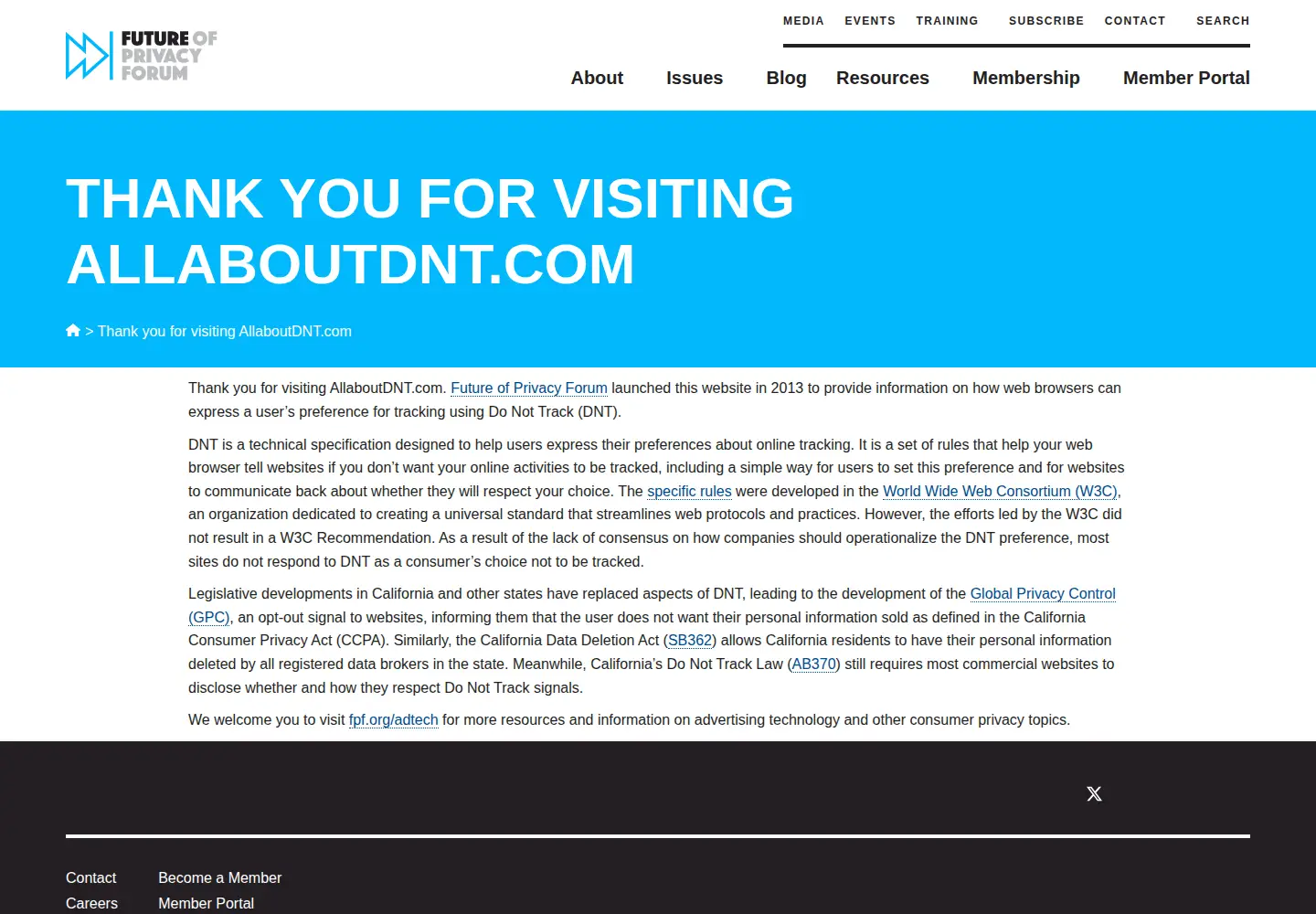 Screenshot of allaboutdnt.com