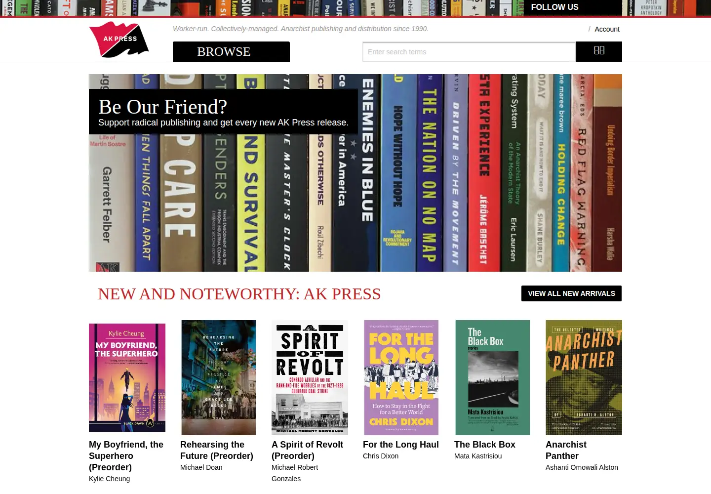 Screenshot of akpress.org