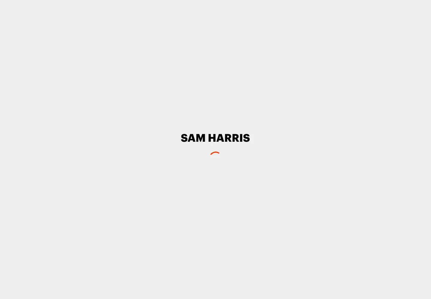 Screenshot of samharris.org