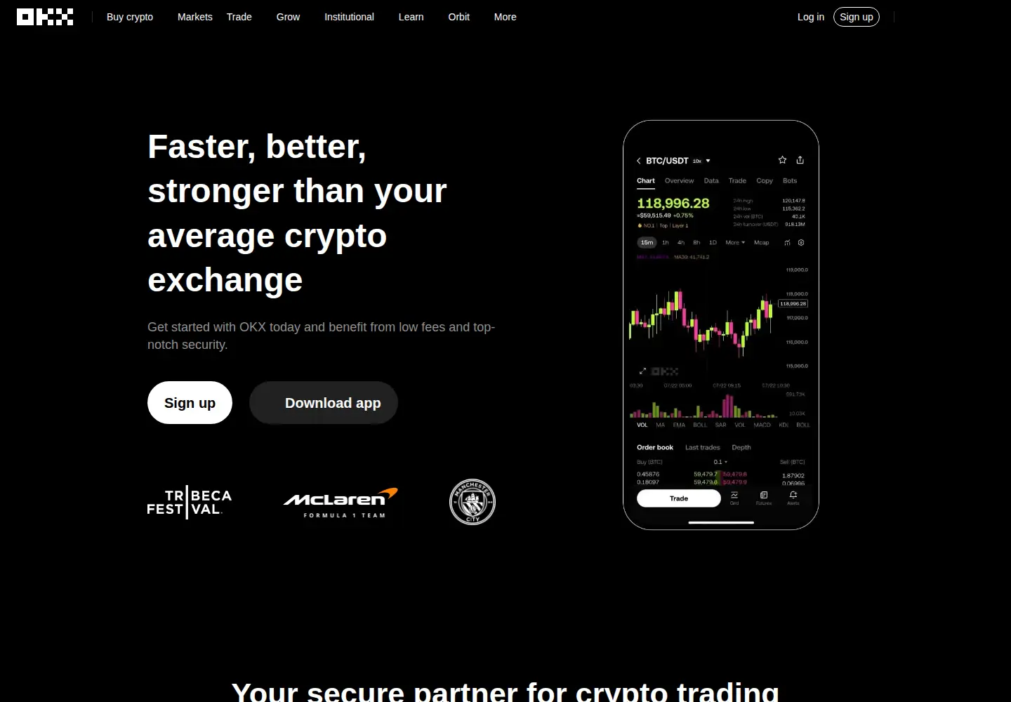 Screenshot of okx.com