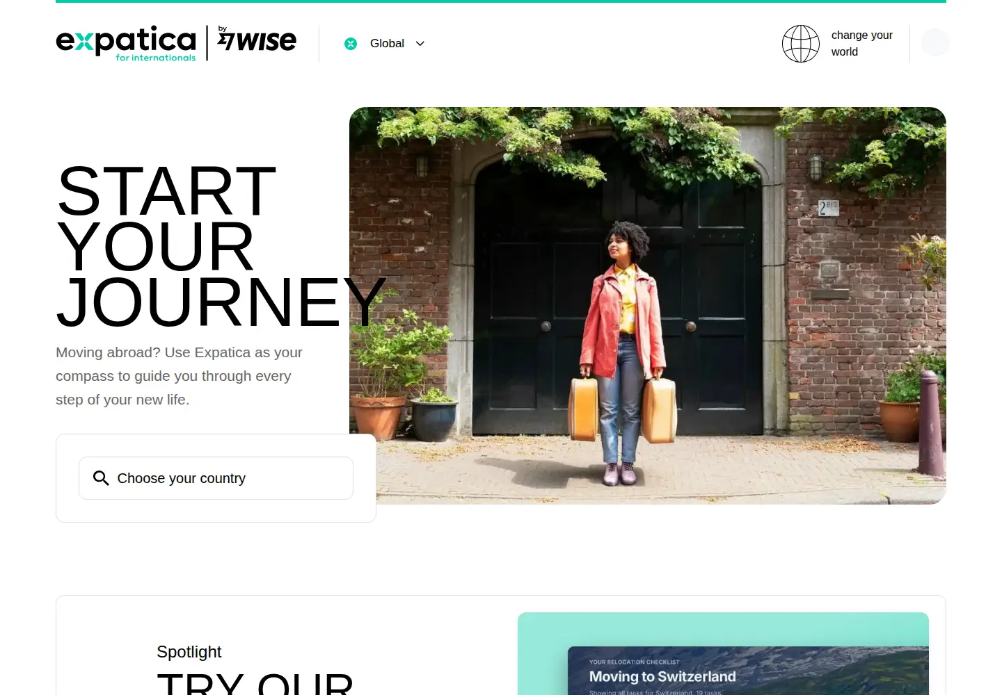 Screenshot of expatica.com