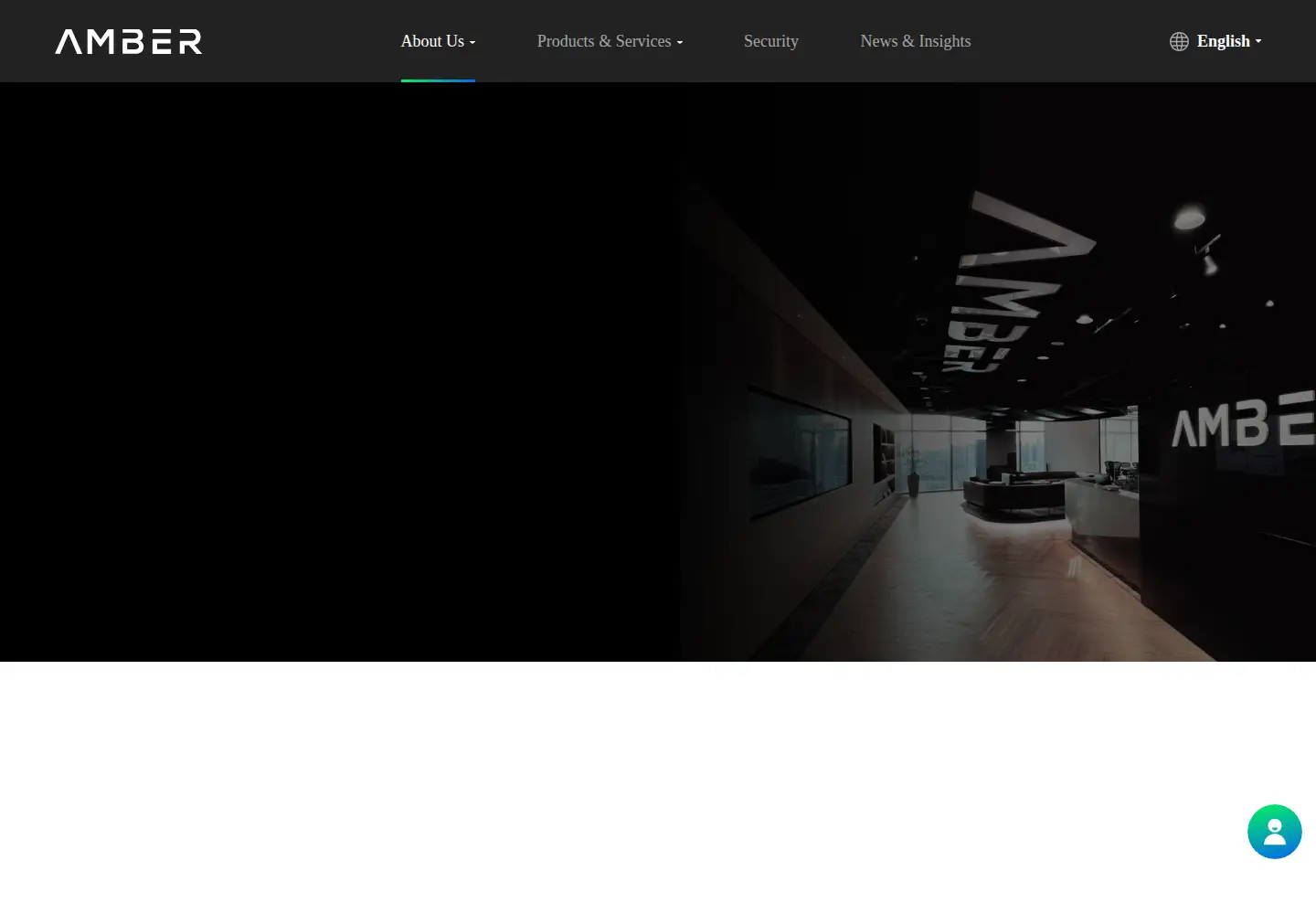 Screenshot of ambergroup.io