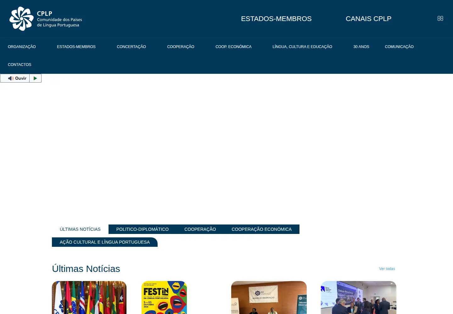 Screenshot of cplp.org