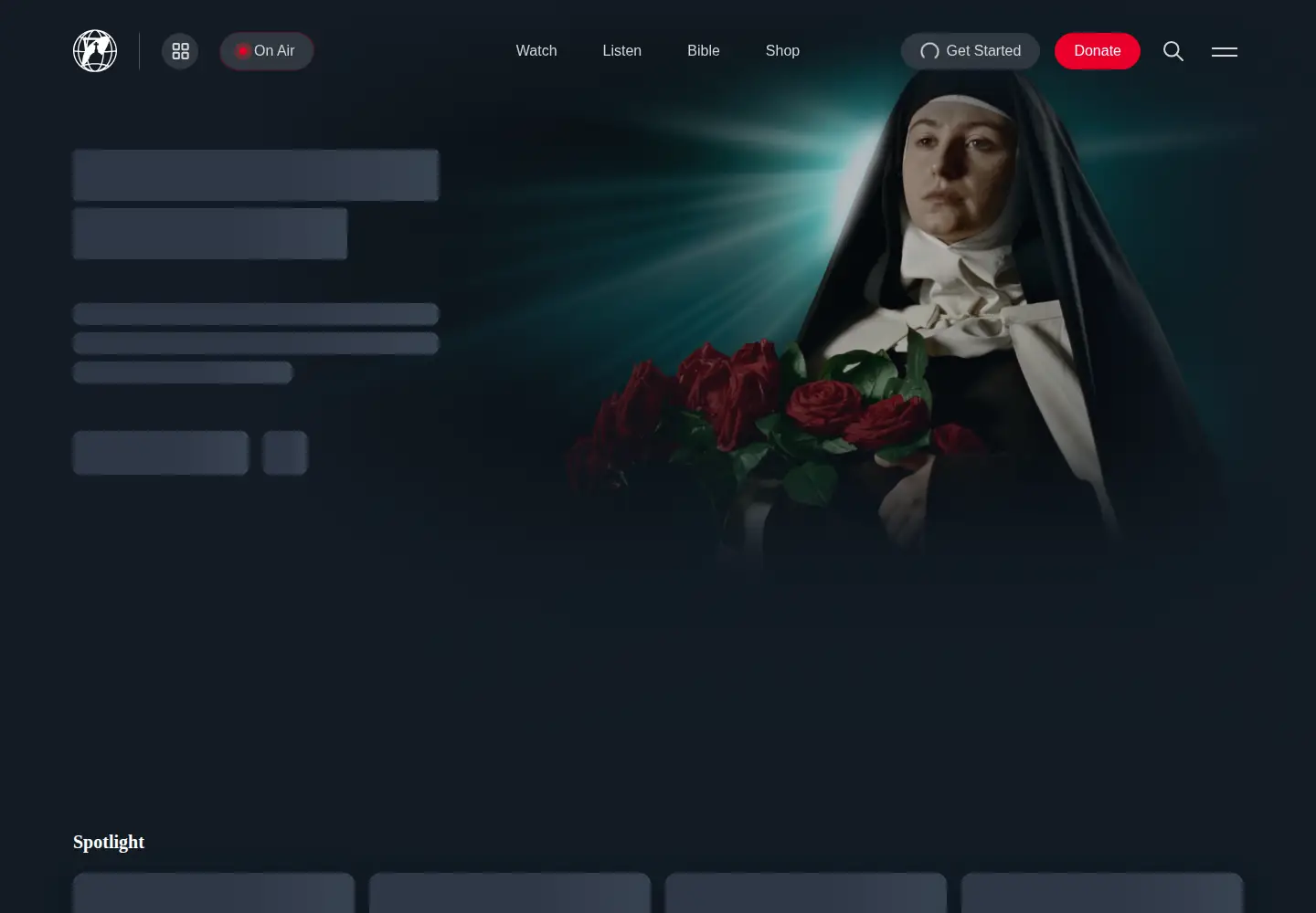 Screenshot of ewtn.com