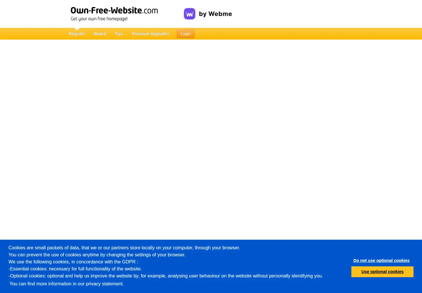Screenshot of page.tl