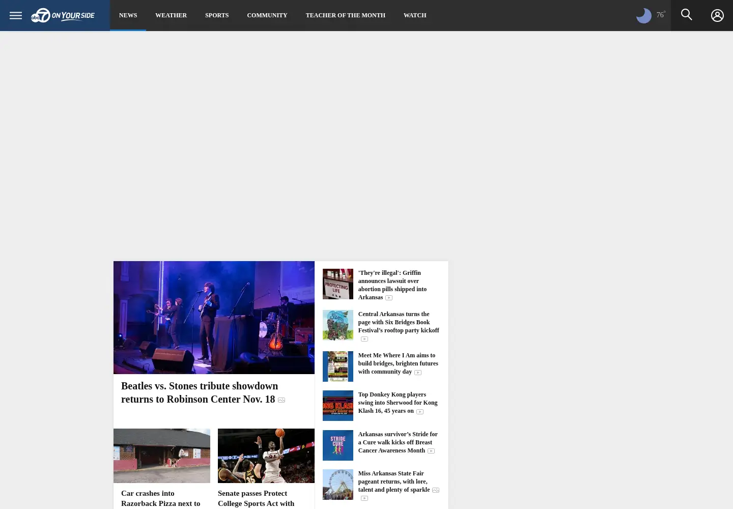Screenshot of katv.com