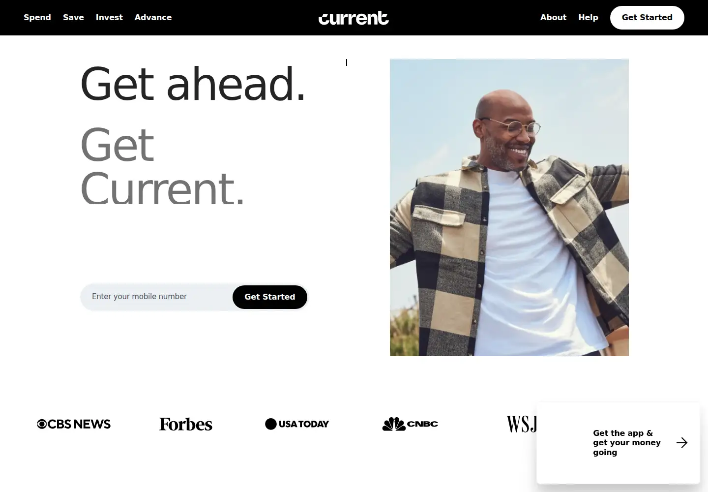 Screenshot of current.com