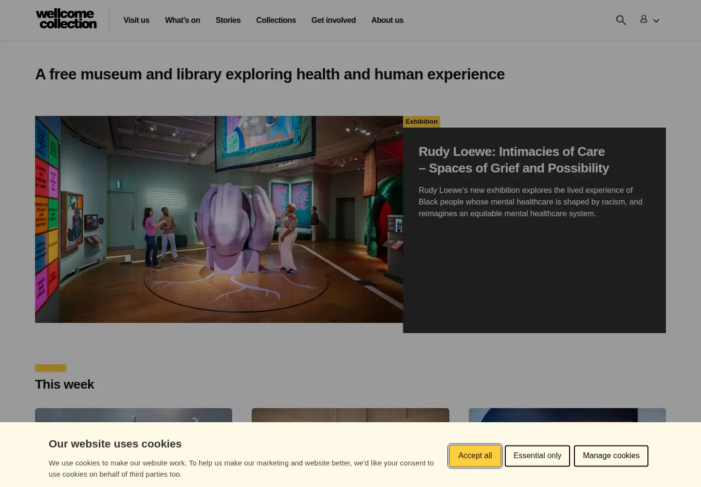 Screenshot of wellcomelibrary.org