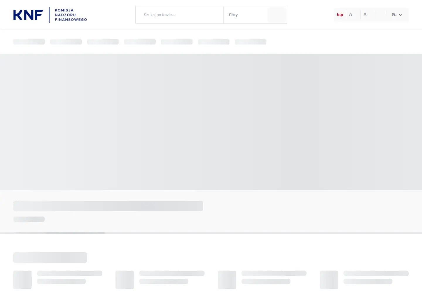 Screenshot of knf.gov.pl