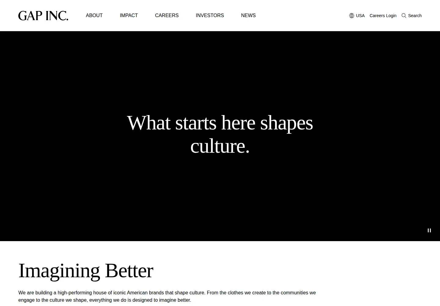 Screenshot of gapinc.com